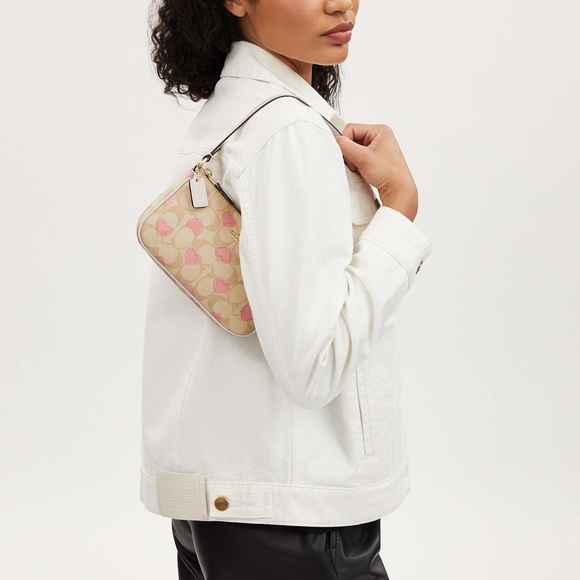 SOLD!!! Coach Nolita 19 In Heart Print Valentines - Picture 2 of 8